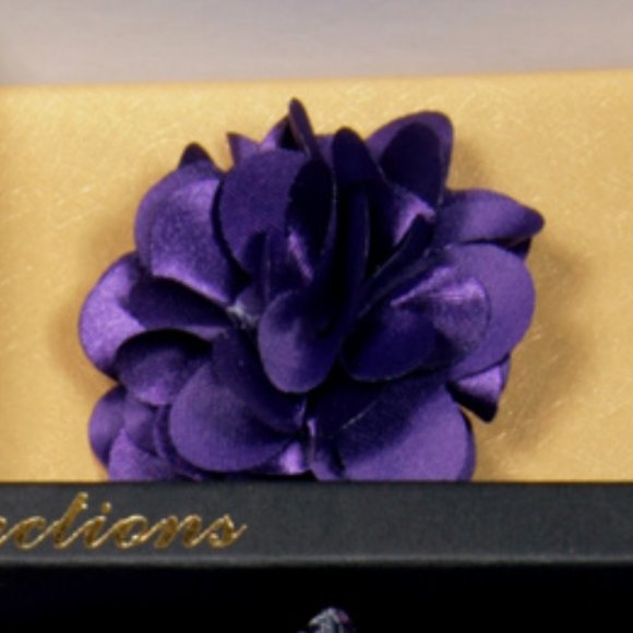 NOT FOR SALE Daniel Ellissa Purple Silver Bow & Neck Tie 6 Set - Picture 5 of 6